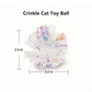Cat Crinkle Ball Toy Pack of 12 Lightweight Interactive Sound Teaser for Indoor Play
