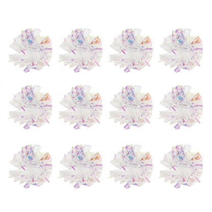 Cat Crinkle Ball Toy Pack of 12 Lightweight Interactive Sound Teaser for Indoor Play