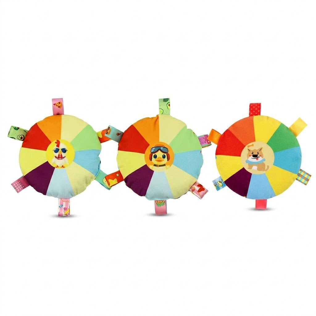 3 Pack Dog Squeaky Plush Chew Toy Set Interactive Crinkle Pet Toy for Dogs Training