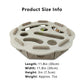 Interactive Cat Puzzle Toy Felt Treat Maze Enrichment Toy for Indoor Cats