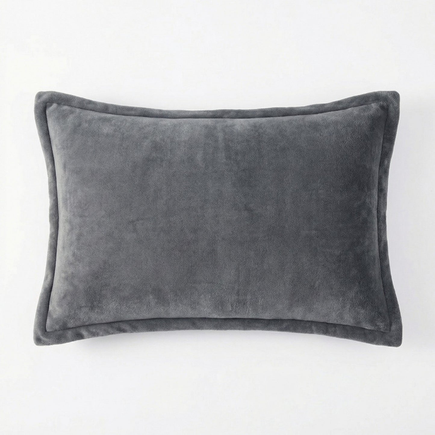 2-Pack Solid Pillowcases with Envelope Closure Decorative Sleep Cover Set 18.9x29in