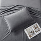 2-Pack Solid Pillowcases with Envelope Closure Decorative Sleep Cover Set 18.9x29in