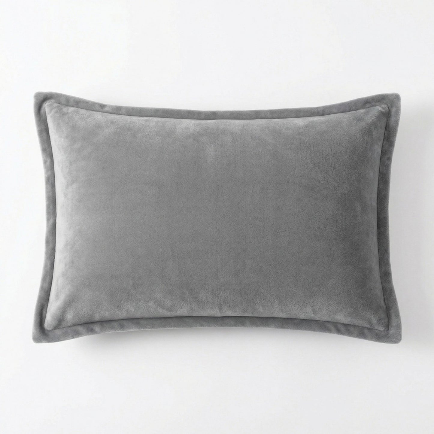 2-Pack Solid Pillowcases with Envelope Closure Decorative Sleep Cover Set 18.9x29in