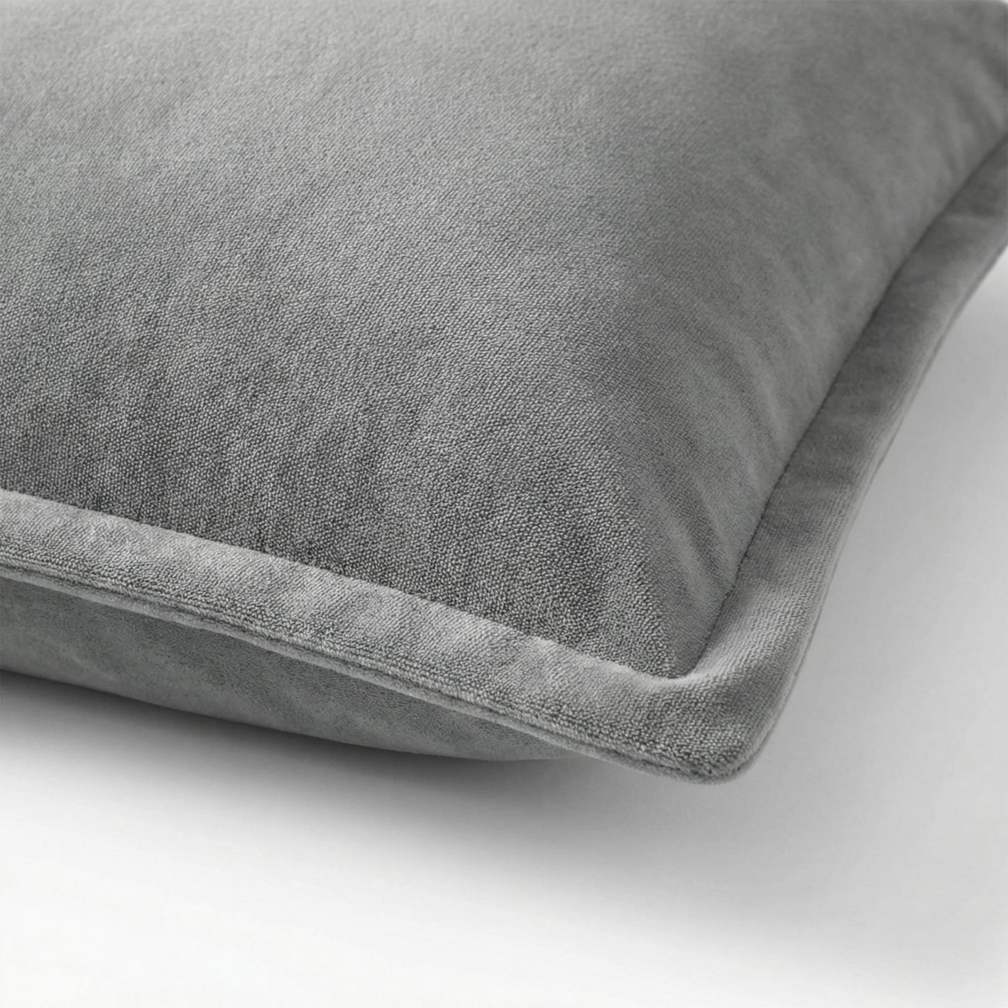 2-Pack Solid Pillowcases with Envelope Closure Decorative Sleep Cover Set 18.9x29in