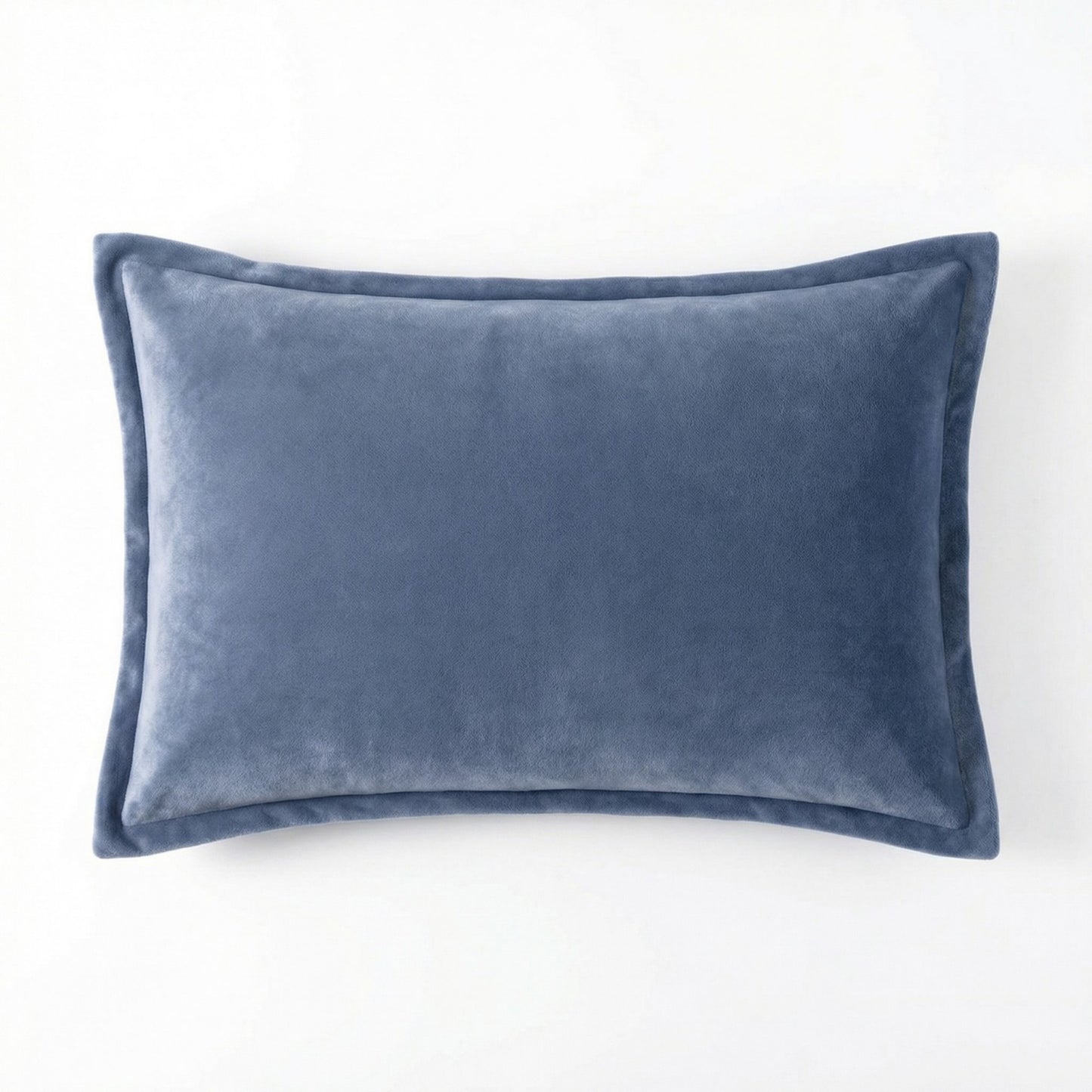 2-Pack Solid Pillowcases with Envelope Closure Decorative Sleep Cover Set 18.9x29in