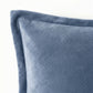 2-Pack Solid Pillowcases with Envelope Closure Decorative Sleep Cover Set 18.9x29in