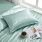 2-Pack Floral Print Pillowcases with Envelope Closure Decorative Sleep Cover Set 18.9x29in