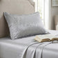 2-Pack Floral Print Pillowcases with Envelope Closure Decorative Sleep Cover Set 18.9x29in