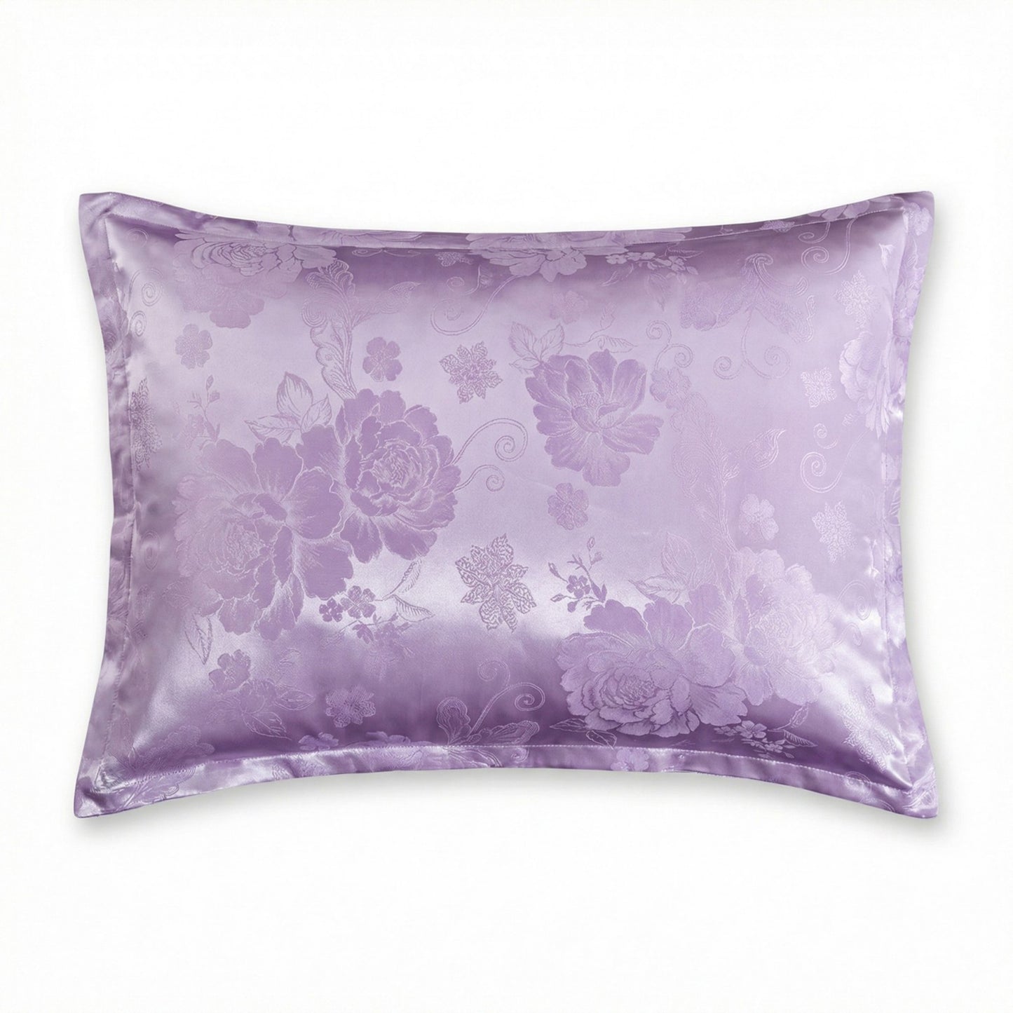 2-Pack Floral Print Pillowcases with Envelope Closure Decorative Sleep Cover Set 18.9x29in