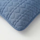 2-Pack Heart Quilted Pillowcases with Envelope Closure Decorative Sleep Cover Set 18.9x29in