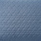 2-Pack Heart Quilted Pillowcases with Envelope Closure Decorative Sleep Cover Set 18.9x29in