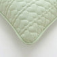 2-Pack Heart Quilted Pillowcases with Envelope Closure Decorative Sleep Cover Set 18.9x29in