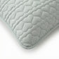 2-Pack Heart Quilted Pillowcases with Envelope Closure Decorative Sleep Cover Set 18.9x29in