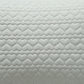 2-Pack Heart Quilted Pillowcases with Envelope Closure Decorative Sleep Cover Set 18.9x29in
