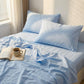 2-Pack Solid Color Pillowcases with Envelope Closure Decorative Sleep Cover Set 18.9x29in