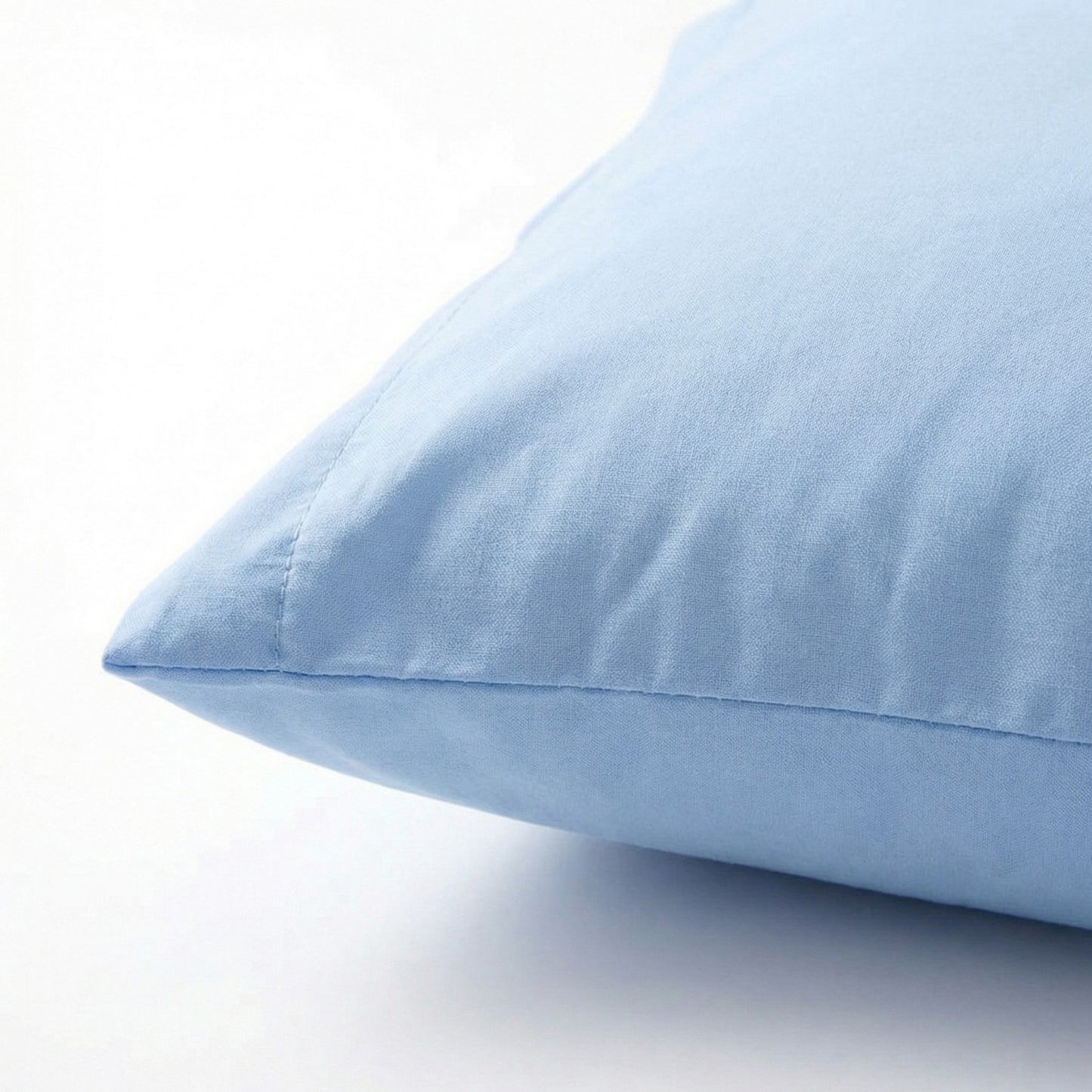 2-Pack Solid Color Pillowcases with Envelope Closure Decorative Sleep Cover Set 18.9x29in