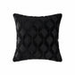 Cable Textured Pillow Cover Decorative Square Cushion Case Single Piece 17.7x17.7in