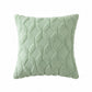 Cable Textured Pillow Cover Decorative Square Cushion Case Single Piece 17.7x17.7in