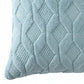 Cable Textured Pillow Cover Decorative Square Cushion Case Single Piece 17.7x17.7in