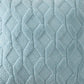 Cable Textured Pillow Cover Decorative Square Cushion Case Single Piece 17.7x17.7in