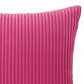 Ribbed Textured Pillow Cover Decorative Square Cushion Case Single Piece 17.7x17.7in