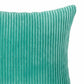Ribbed Textured Pillow Cover Decorative Square Cushion Case Single Piece 17.7x17.7in