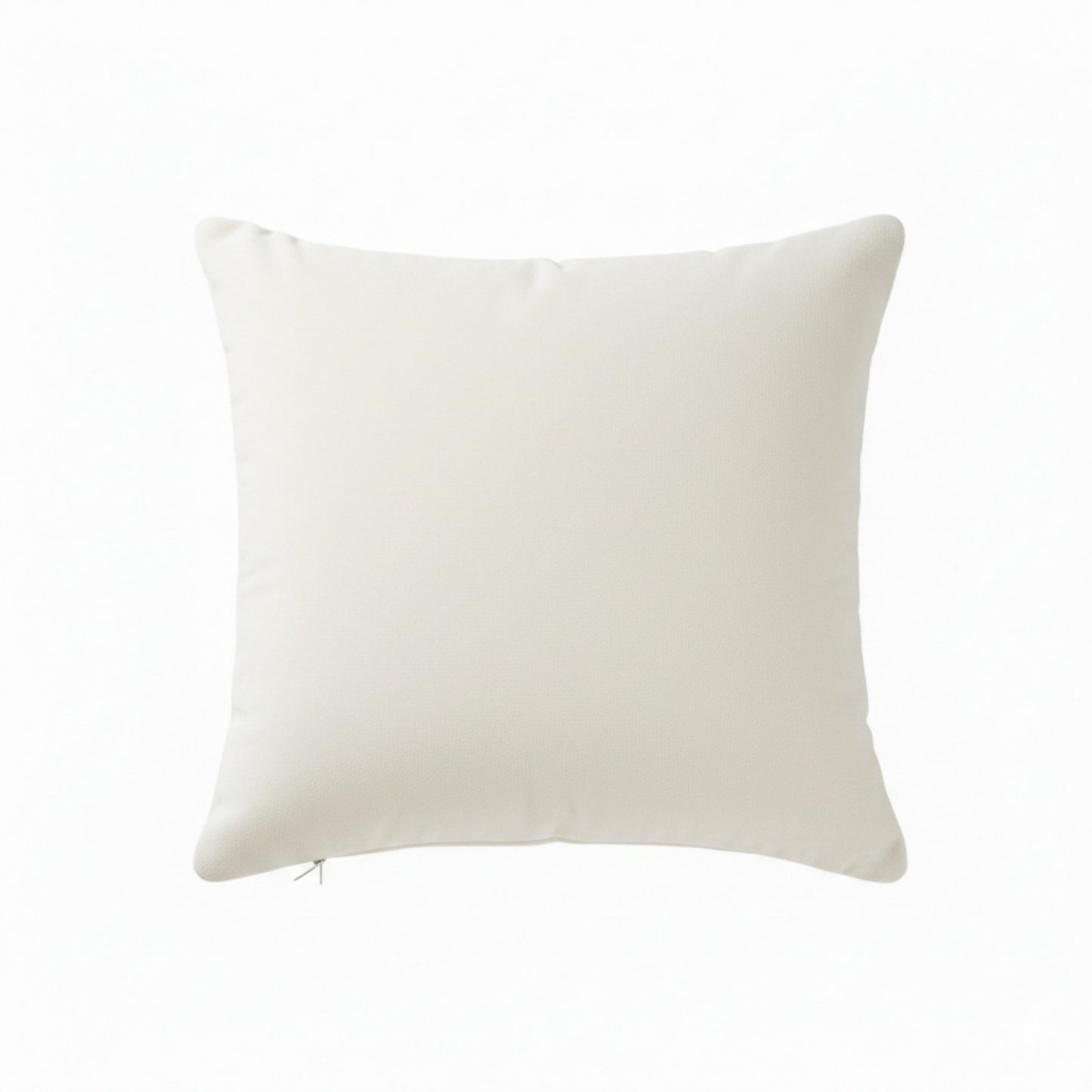 Textured Corded Pillow Cover Decorative Square Cushion Case Single Piece 17.7x17.7in
