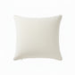 Textured Corded Pillow Cover Decorative Square Cushion Case Single Piece 17.7x17.7in