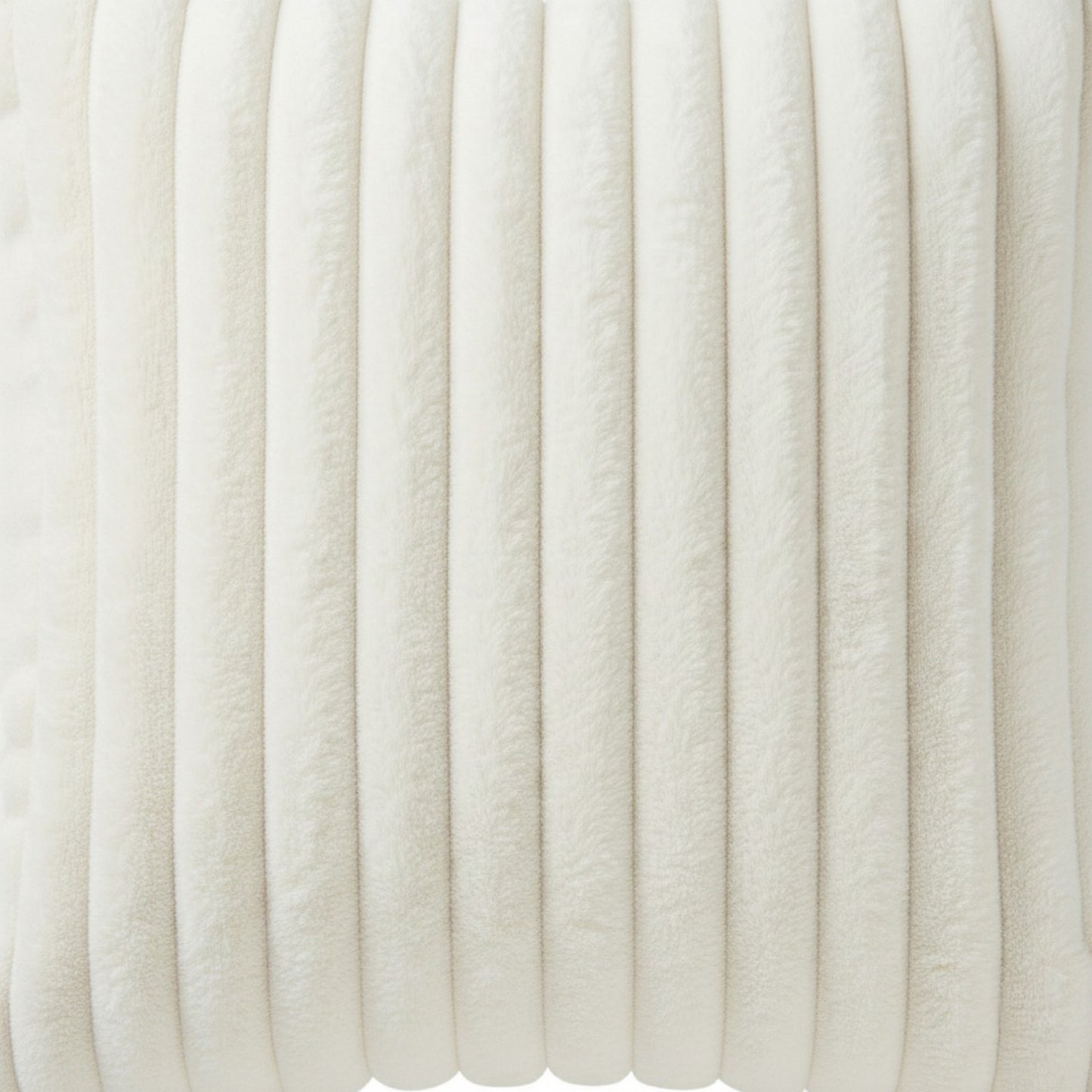Textured Corded Pillow Cover Decorative Square Cushion Case Single Piece 17.7x17.7in