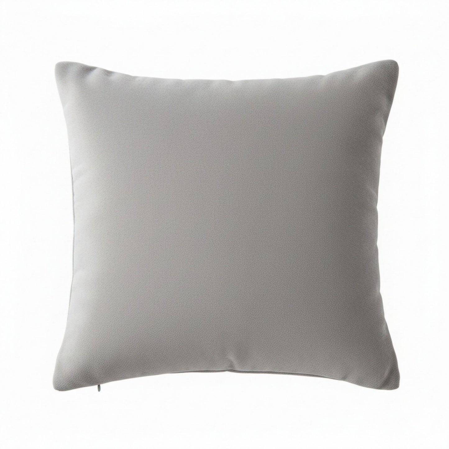 Textured Corded Pillow Cover Decorative Square Cushion Case Single Piece 17.7x17.7in