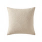 Textured Geometric Decorative Throw Pillow Cover Soft Woven Square Cushion Cover with Hidden Zipper 17.7x17.7in