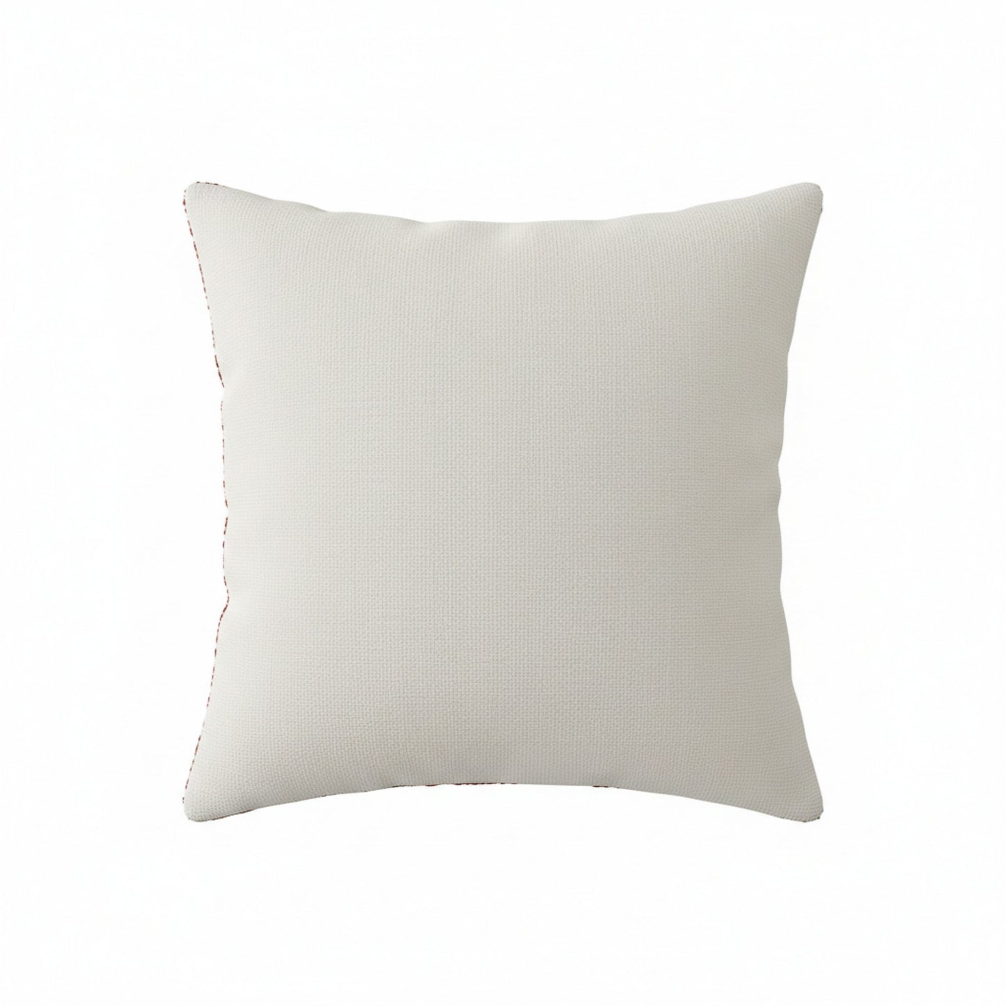 Textured Geometric Decorative Throw Pillow Cover Soft Woven Square Cushion Cover with Hidden Zipper 17.7x17.7in