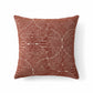 Textured Geometric Decorative Throw Pillow Cover Soft Woven Square Cushion Cover with Hidden Zipper 17.7x17.7in