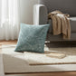 Textured Geometric Decorative Throw Pillow Cover Soft Woven Square Cushion Cover with Hidden Zipper 17.7x17.7in