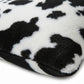 Cow Print Decorative Throw Pillow Covers 2-Pack Soft Plush Square Cushion Covers with Hidden Zipper 17.7x17.7in
