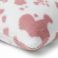 Cow Print Decorative Throw Pillow Covers 2-Pack Soft Plush Square Cushion Covers with Hidden Zipper 17.7x17.7in
