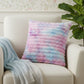 Plush Textured Decorative Throw Pillow 2 Pack with Ribbed Surface Square Accent Cushions 17.7x17.7in