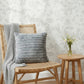 Plush Textured Decorative Throw Pillow 2 Pack with Ribbed Surface Square Accent Cushions 17.7x17.7in
