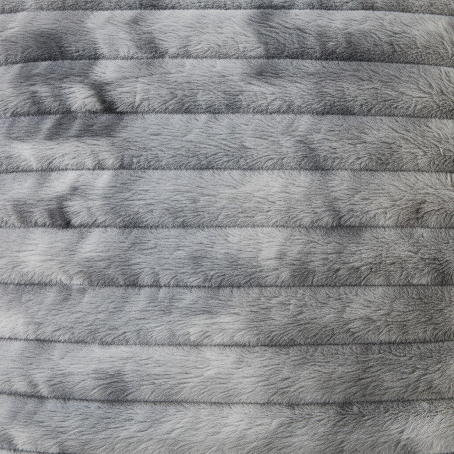 Plush Textured Decorative Throw Pillow 2 Pack with Ribbed Surface Square Accent Cushions 17.7x17.7in
