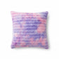 Plush Textured Decorative Throw Pillow 2 Pack with Ribbed Surface Square Accent Cushions 17.7x17.7in