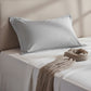 Decorative Pillow Sham 2 Pack with Smooth Woven Fabric and Tailored Edge Rectangular Accent Covers 18.9x29in