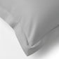 Decorative Pillow Sham 2 Pack with Smooth Woven Fabric and Tailored Edge Rectangular Accent Covers 18.9x29in