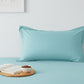 Decorative Pillow Sham 2 Pack with Smooth Woven Fabric and Tailored Edge Rectangular Accent Covers 18.9x29in