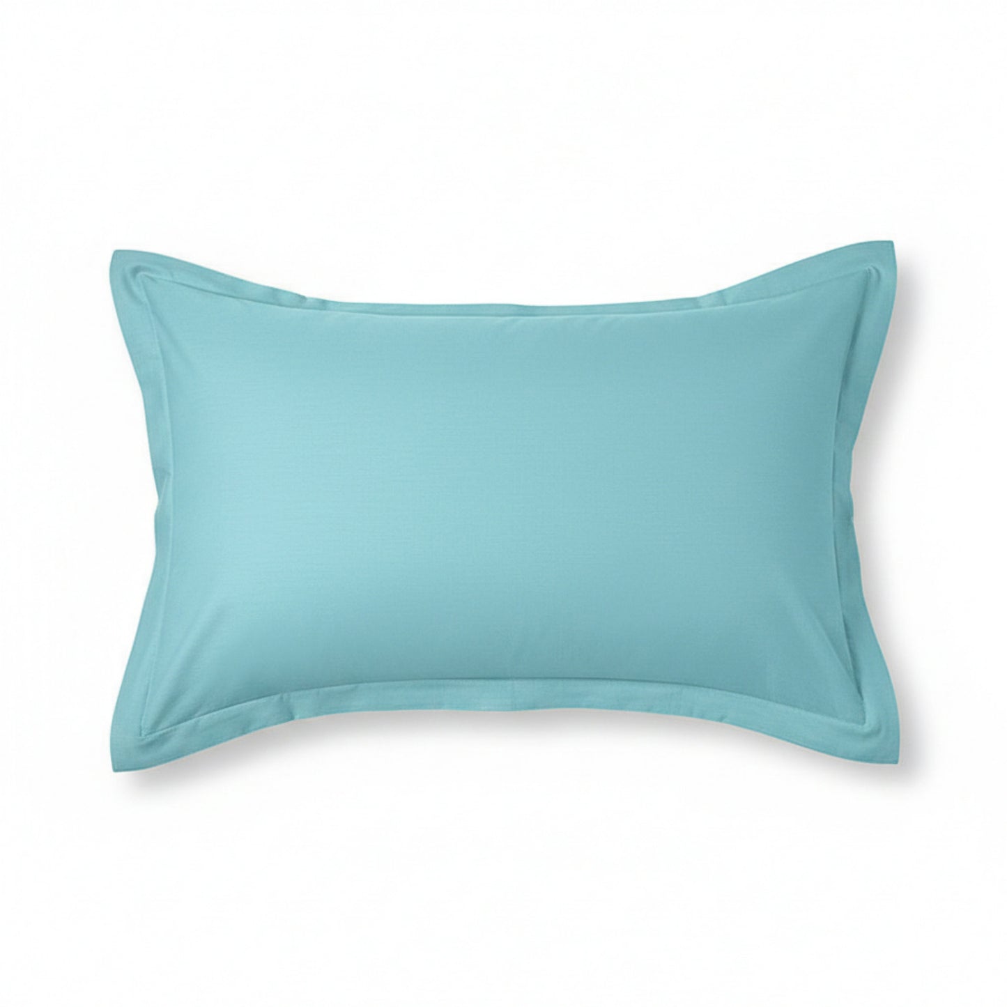 Decorative Pillow Sham 2 Pack with Smooth Woven Fabric and Tailored Edge Rectangular Accent Covers 18.9x29in