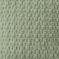 Textured Knit Decorative Throw Pillow with Raised Waffle Pattern Square Accent Cushion 17.7x17.7in
