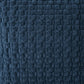 Textured Knit Decorative Throw Pillow with Raised Waffle Pattern Square Accent Cushion 17.7x17.7in