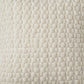 Textured Knit Decorative Throw Pillow with Raised Waffle Pattern Square Accent Cushion 17.7x17.7in