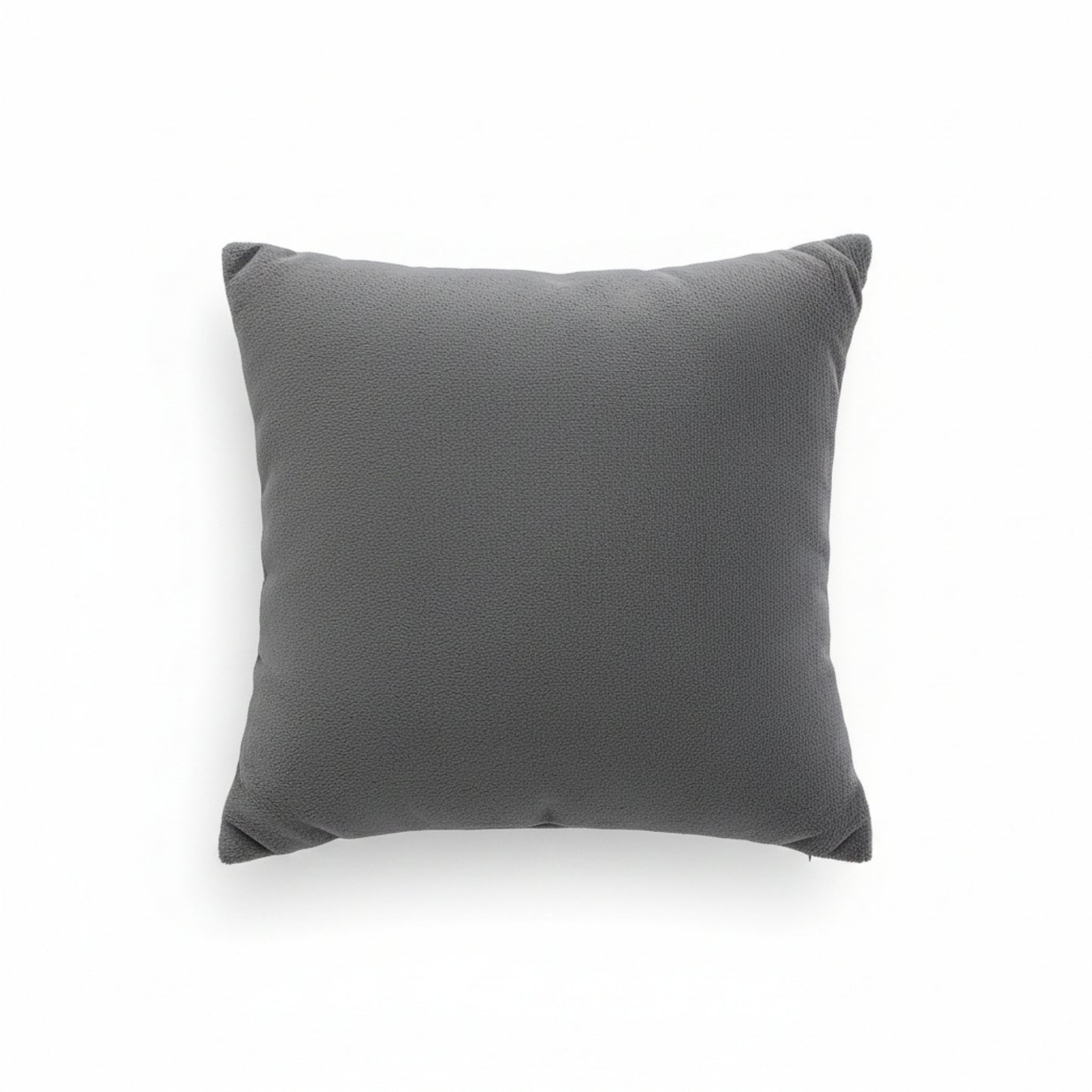 Textured Botanical Decorative Throw Pillow with Raised Leaf Embroidery Square Accent Cushion 17.7x17.7in