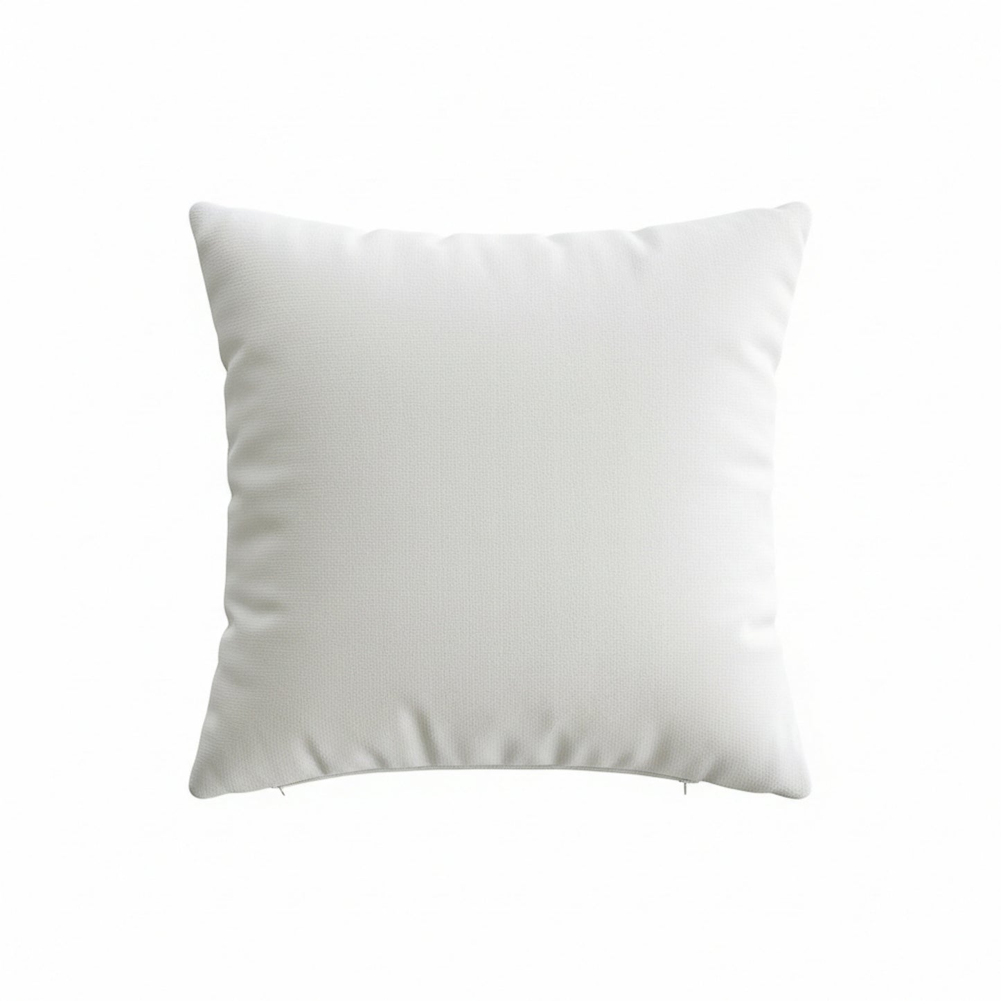 Textured Botanical Decorative Throw Pillow with Raised Leaf Embroidery Square Accent Cushion 17.7x17.7in