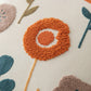 Decorative Floral Throw Pillow Cover Soft Textured Fabric Square Cushion Cover Single Pack